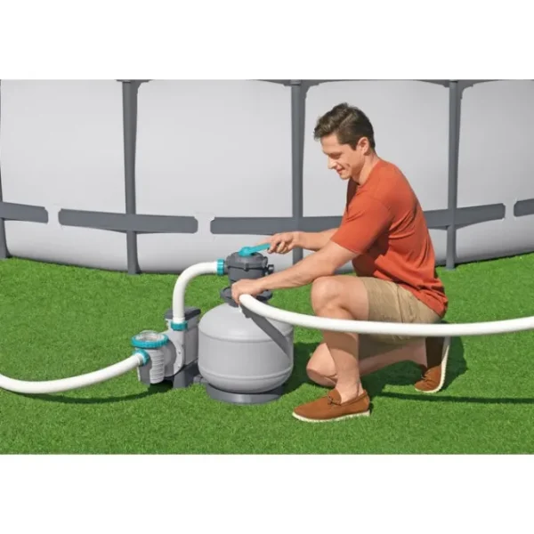 Bestway Sand Filter Pumps-3,000 gal. Above Ground Pool Sand Filter Pump