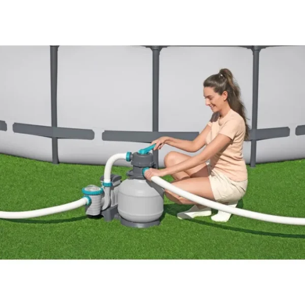 Bestway Sand Filter Pumps-2,200 gal. Above Ground Pool Sand Filter Pump