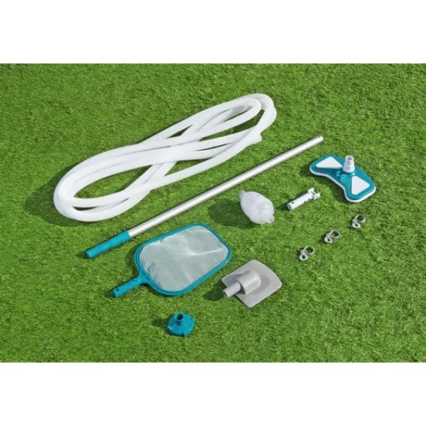 Bestway Pool Maintenance Tools-AquaClean Pool Maintenance Kit with Vacuum and Skimmer