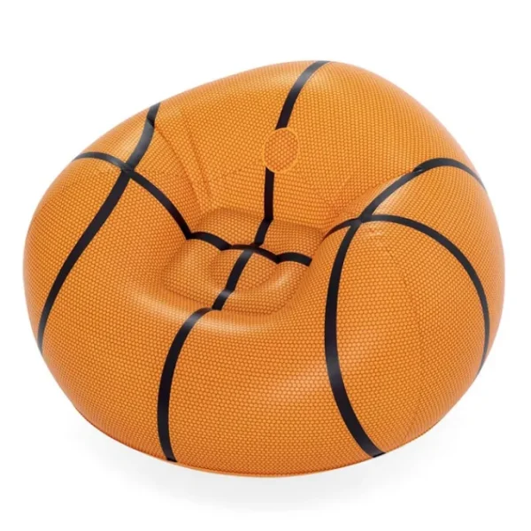Kids Bestway Inflatable Chairs | Inflatable Kids Chairs-Beanless Basketball Kids Inflatable Chair