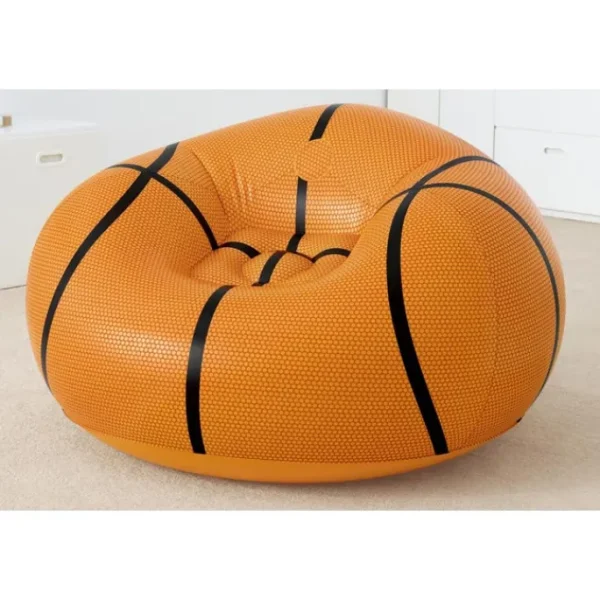 Kids Bestway Inflatable Chairs | Inflatable Kids Chairs-Beanless Basketball Kids Inflatable Chair