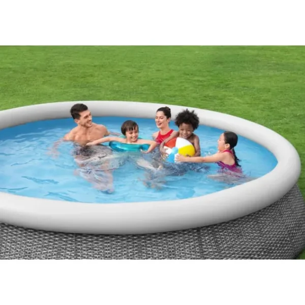 Bestway Fast Set Pools-Fast Set 12’ x 30” Round Inflatable Pool Set