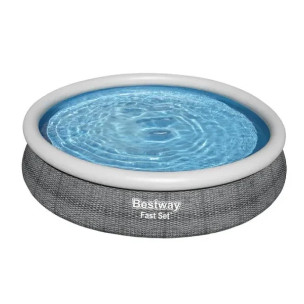 Bestway Fast Set Pools-Fast Set 12’ x 30” Round Inflatable Pool Set