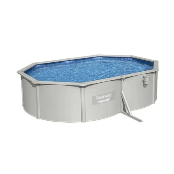 Bestway Hydrium Pools-Hydrium 16’5” x 12’ x 48” Steel Wall Above Ground Pool Set