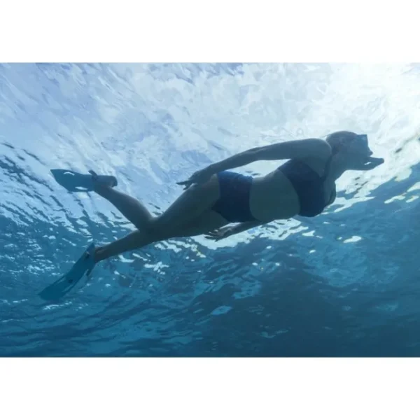 Bestway Swim Gear-Spark Wave™ Teal Unisex Adult Snorkel Set with Fins, Ages 14+