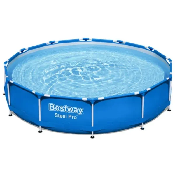 Bestway Steel Pro Pools-Steel Pro 12' x 30" Above Ground Pool Set