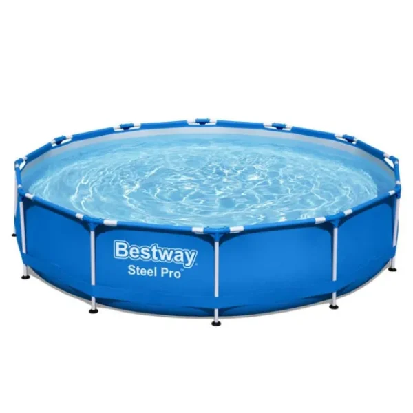 Bestway Steel Pro Pools-Steel Pro 12' x 30" Above Ground Pool Set