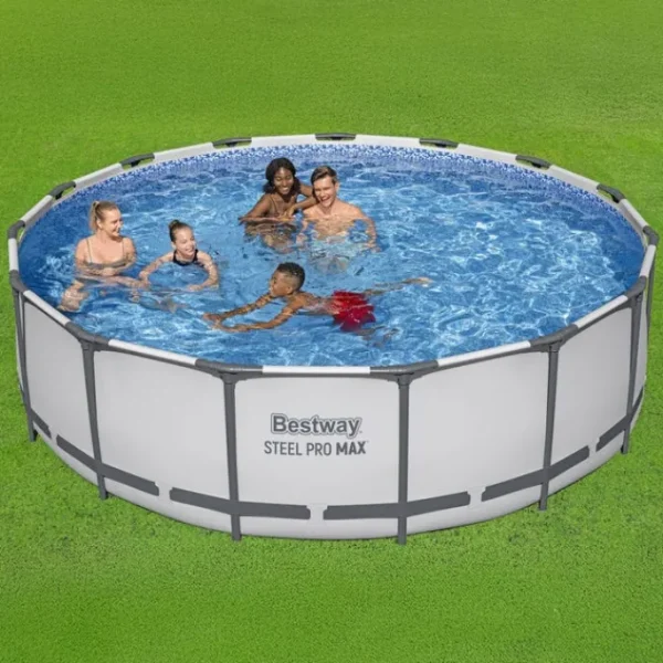 Bestway Steel Pro Max Pools-Steel Pro MAX 15' x 48" Above Ground Pool Set