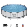 Bestway Steel Pro Max Pools-Steel Pro MAX 14’ x 42” Round Above Ground Pool Set