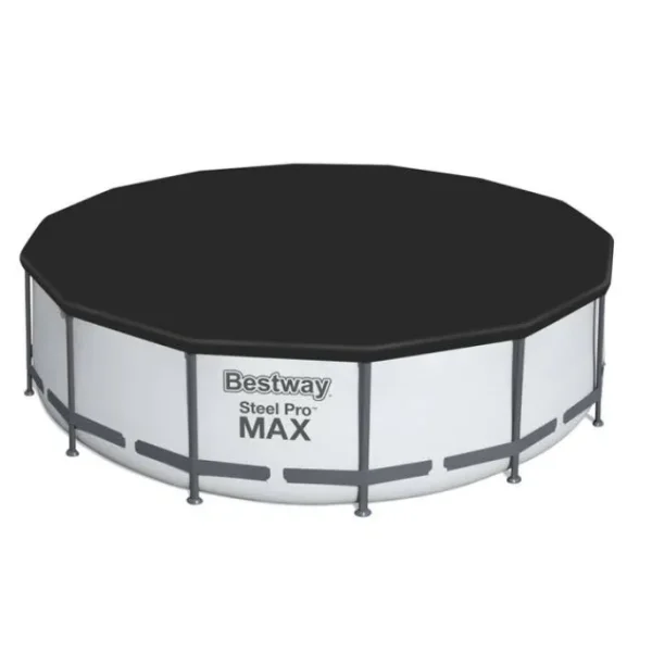 Bestway Steel Pro Max Pools-Steel Pro MAX 14’ x 42” Round Above Ground Pool Set