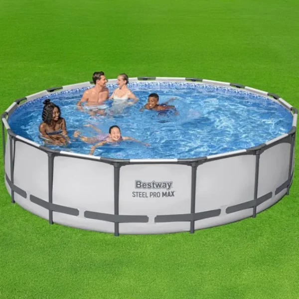 Bestway Steel Pro Max Pools-Steel Pro MAX Above Ground Pool Set 15' x 42"