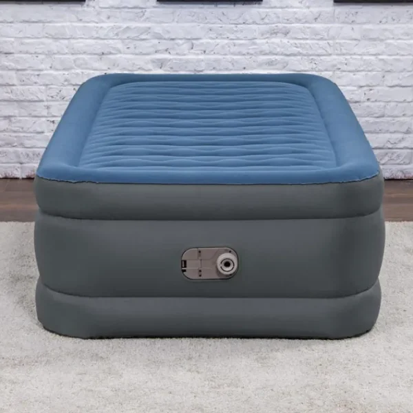Bestway Indoor Air Mattresses-Tough Guard Air Mattress Twin 18" with Built-in AC Pump