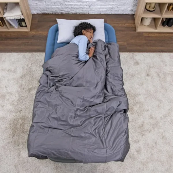 Bestway Indoor Air Mattresses-Tough Guard Air Mattress Twin 18" with Built-in AC Pump