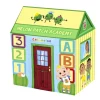 Bestway Playhouses-CoComelon Melon Patch Academy Easy-Snap Kids Play House