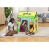 Bestway Playhouses-CoComelon Melon Patch Academy Easy-Snap Kids Play House