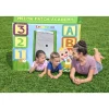 Bestway Playhouses-CoComelon Melon Patch Academy Easy-Snap Kids Play House