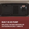 Bestway Outdoor Air Mattresses | Indoor Air Mattresses-Coleman QuickBed Elite Extra-High Twin Air Mattress with Built-In 4D Pump