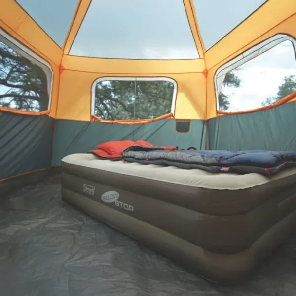 Bestway Outdoor Air Mattresses | Indoor Air Mattresses-Coleman SupportRest 18" Twin Double-High Air Mattress with 120V Rechargeable Pump