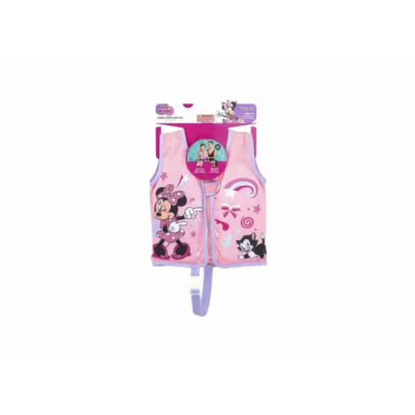 Bestway Swim Trainers-Disney Junior Minnie Mouse Pink Fabric Child Swim Vest, Medium to Large