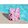 Bestway Swim Trainers-Disney Junior Minnie Mouse Pink Fabric Child Swim Vest, Medium to Large
