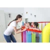 Bestway Bounce Houses-Fisher-Price Bouncetopia Multi-Color Child PVC Bouncer with Built-in Pump