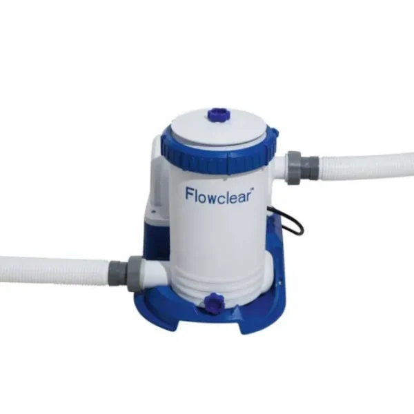 Bestway Filter Pumps-Flowclear 2,500 gal. Cartridge Filter Pump Replacement, White