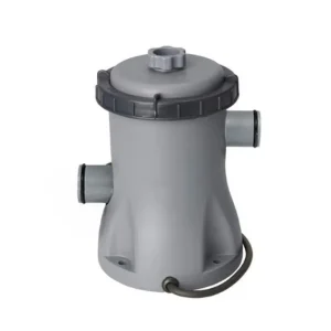 Bestway Filter Pumps-Flowclear 1,000 gal. Cartridge Filter Pump Replacement, Gray