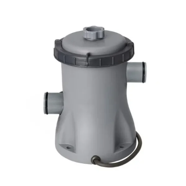 Bestway Filter Pumps-Flowclear 1,000 gal. Cartridge Filter Pump Replacement, Gray