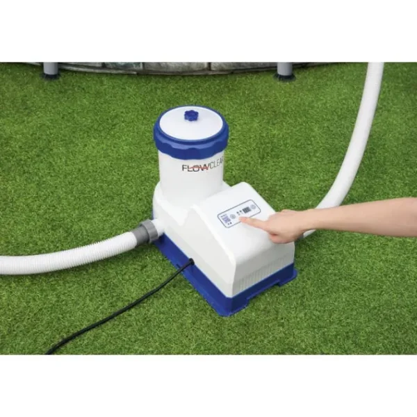 Bestway Filter Pumps-Flowclear 2000 Gal Smart Touch Wifi Above-Ground Pool Pump