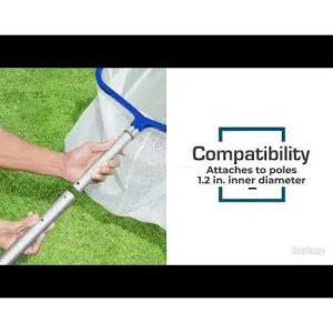 Bestway Pool Maintenance Tools-Flowclear AquaRake Deluxe Aluminum Pool Leaf Skimmer