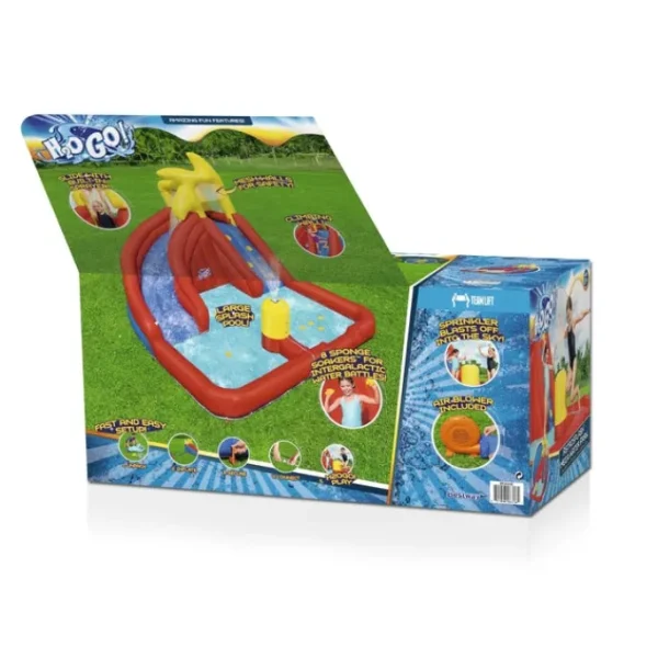 Bestway Mega Water Parks-H2OGO! AstroSplash Kids Inflatable Mega Water Park 10'9"