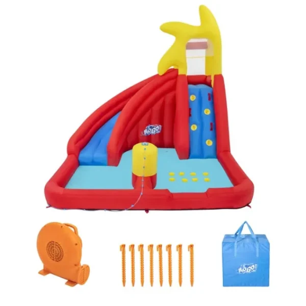 Bestway Mega Water Parks-H2OGO! AstroSplash Kids Inflatable Mega Water Park 10'9"