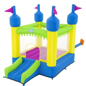 Bestway Bounce Houses | Bounce Houses-H2OGO!® Castletopia Kids Outdoor Inflatable Mega Bouncer 6'10", 3 Years and up