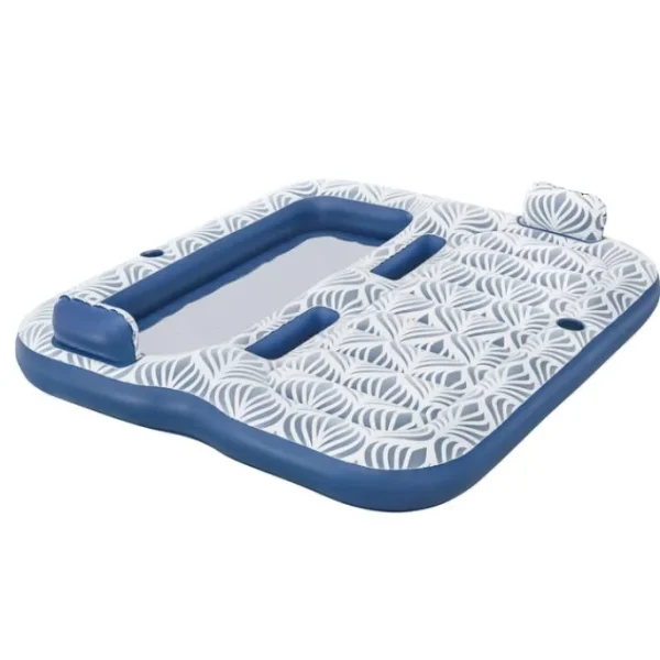 Bestway Pool Floats | Pool Lounges-H2OGO! Comfort Plush 2-Person Double Pool Lounge Float