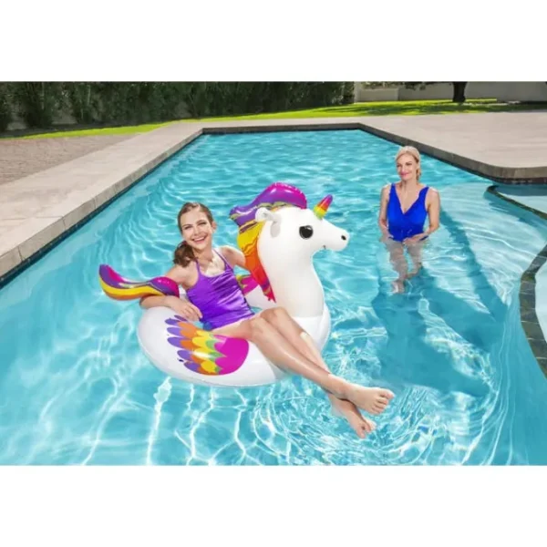 Bestway Swim Tubes-H2OGO! Fantasy Unicorn Swim Tube 47" x 36"
