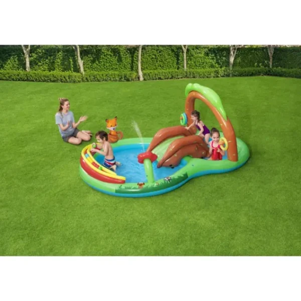 Bestway Play Centers-H2OGO! Friendly Woods Inflatable Play Pool Center