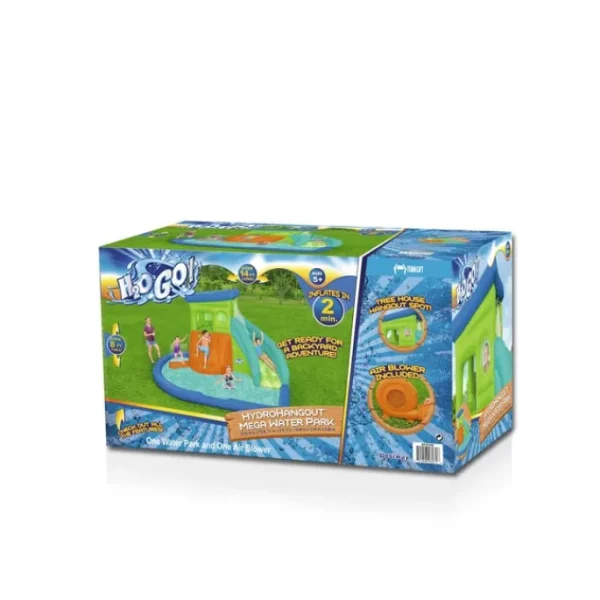 Bestway Mega Water Parks-H2OGO! HydroHangout Kids Inflatable Mega Water Park