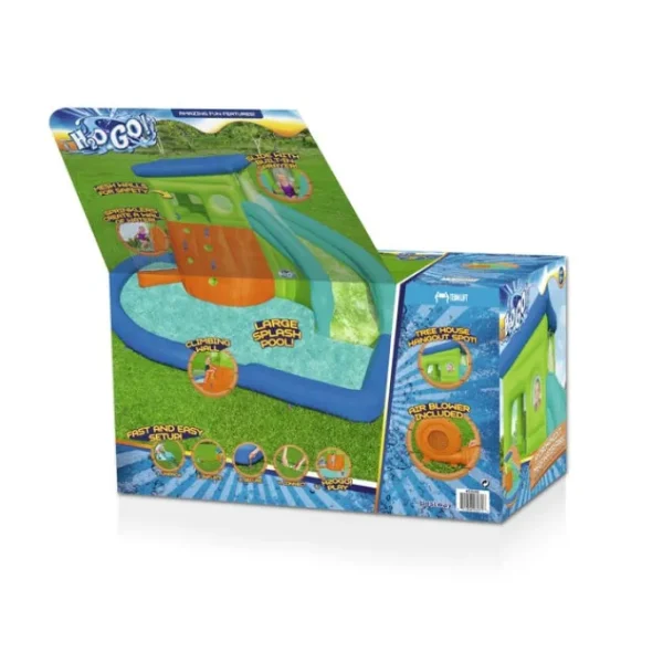 Bestway Mega Water Parks-H2OGO! HydroHangout Kids Inflatable Mega Water Park