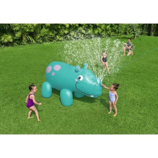 Bestway Sprinklers-H2OGO! Jumbo Hippo Kids Inflatable Sprinkler