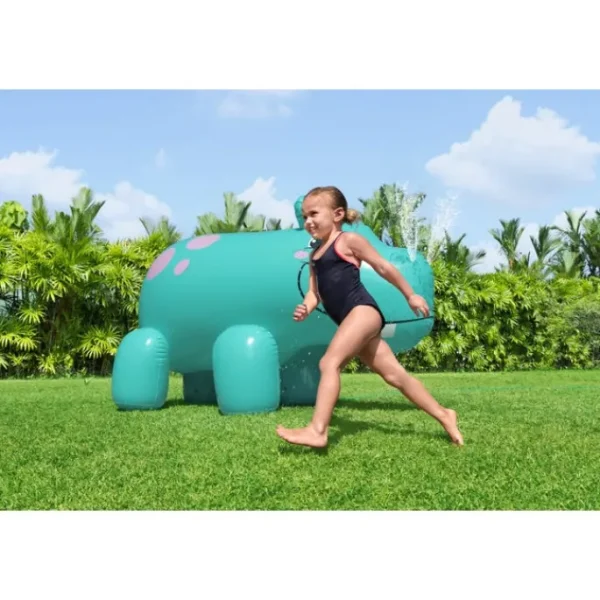 Bestway Sprinklers-H2OGO! Jumbo Hippo Kids Inflatable Sprinkler