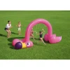 Bestway Sprinklers-H2OGO! Jumbo Pink Flamingo Inflatable Child Stationary Sprinkler Arch