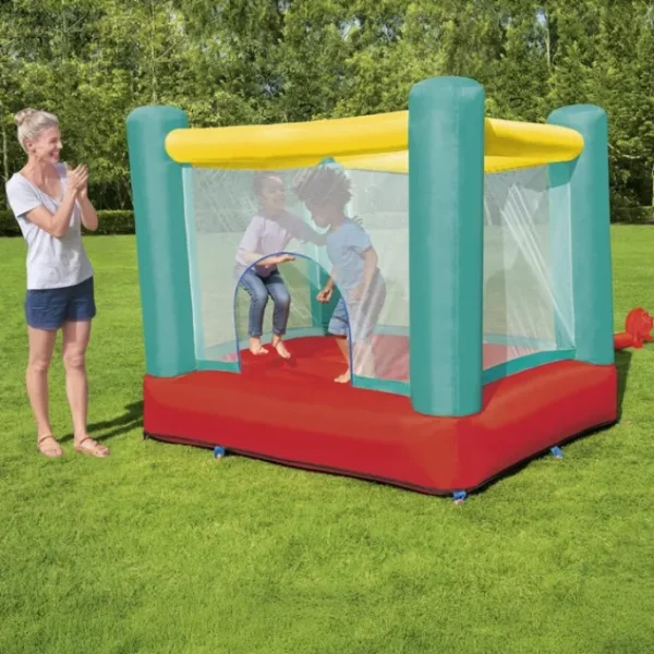 Bestway Bounce Houses | Bounce Houses-H2OGO!® Jump and Soar Kids Inflatable Outdoor Mega Bouncer 5'7"