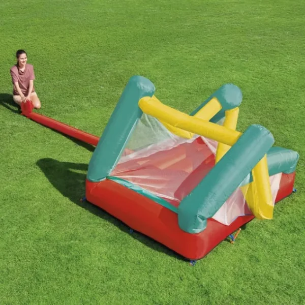 Bestway Bounce Houses | Bounce Houses-H2OGO!® Jump and Soar Kids Inflatable Outdoor Mega Bouncer 5'7"