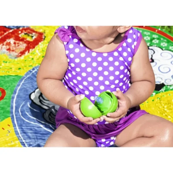 Bestway Blobz & Splash Pads | Sprinklers-H2OGO! Lil' Barnyard Babies Toddler Multicolor Sprinkler Splash Pad 65 in. x 44 in.