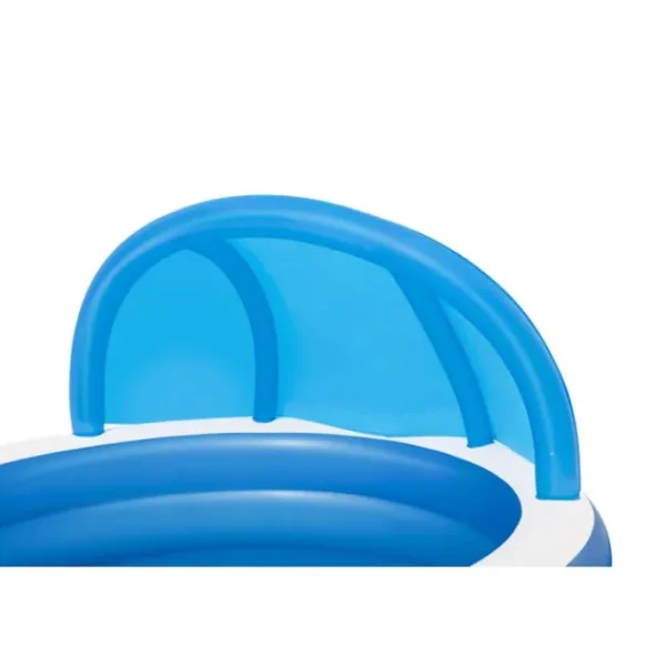 hogo_quot_x_quot_summer_d_5.webp Bestway Kiddie Pools-H2OGO! 7'11" x 55" Summer Days Inflatable Round Kiddie Pool with UV Careful Sunshade