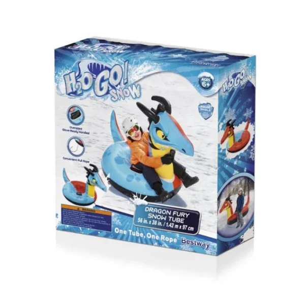 Bestway Snow Tubes & Sleds-H2OGO! Snow Dragon Fury 56" Snow Tube