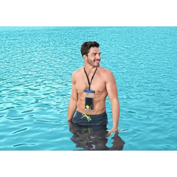 Bestway Toy Accessories-H2OGO! Splash Guard Waterproof Smart Phone Case, Most iPhone/ Samsung/ Android Phones up to 7” Long