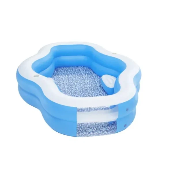 Bestway Kiddie Pools | Family Pools-H2OGO! Splashview 8' Inflatable Family Pool With See-Through Window