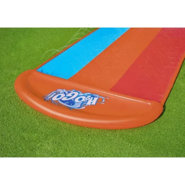 hogo_triple_water_slide_w_4.webp Bestway Water Slides-H2OGO! Triple Water Slide with Tsunami Splash Ramp 16'