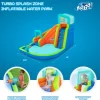 hogo_turbo_splash_water_z_4.webp Bestway Mega Water Parks-H2OGO! Turbo Splash Water Zone Child Inflatable Water Park, 12' 10" Long